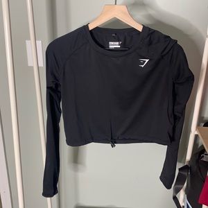 Gymshark open elbow cropped top